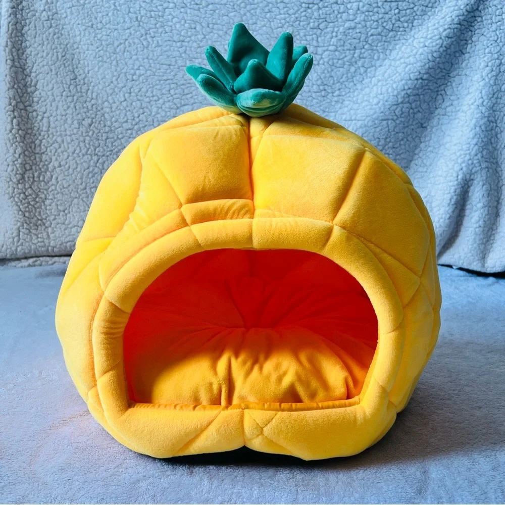 Pineapple Small Pet Bed (NWOT)
